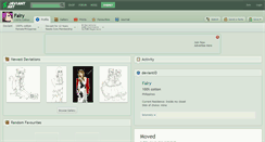 Desktop Screenshot of falry.deviantart.com