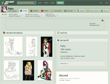 Tablet Screenshot of falry.deviantart.com