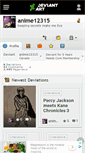 Mobile Screenshot of anime12315.deviantart.com