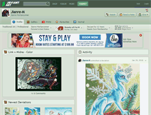 Tablet Screenshot of jianre-m.deviantart.com