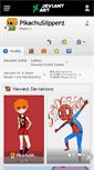 Mobile Screenshot of pikachuslipperz.deviantart.com