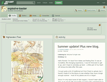 Tablet Screenshot of explosive-toaster.deviantart.com