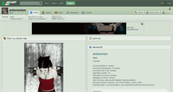 Desktop Screenshot of antemortem.deviantart.com