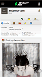 Mobile Screenshot of antemortem.deviantart.com