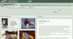 Desktop Screenshot of dragonsangel1216.deviantart.com