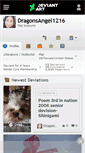 Mobile Screenshot of dragonsangel1216.deviantart.com