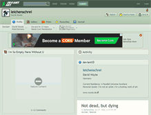 Tablet Screenshot of leichenschrei.deviantart.com