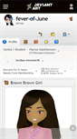 Mobile Screenshot of fever-of-june.deviantart.com