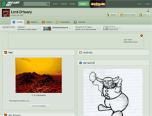 Tablet Screenshot of lord-drissary.deviantart.com