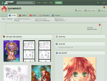 Tablet Screenshot of kynrasketch.deviantart.com