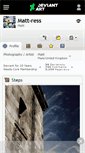 Mobile Screenshot of matt-ress.deviantart.com
