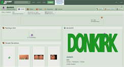 Desktop Screenshot of donkirk.deviantart.com