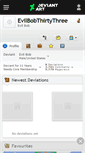 Mobile Screenshot of evilbobthirtythree.deviantart.com