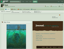 Tablet Screenshot of dyun.deviantart.com
