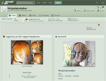 Tablet Screenshot of ninjaotakustalker.deviantart.com