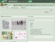 Tablet Screenshot of aochi.deviantart.com