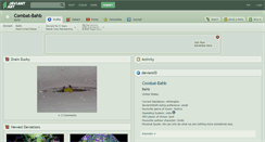 Desktop Screenshot of combat-bahb.deviantart.com