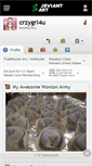Mobile Screenshot of crzygrl4u.deviantart.com