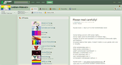 Desktop Screenshot of lesbian-hideout.deviantart.com