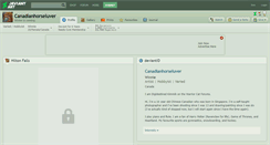 Desktop Screenshot of canadianhorseluver.deviantart.com