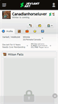 Mobile Screenshot of canadianhorseluver.deviantart.com