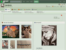 Tablet Screenshot of mandaren.deviantart.com