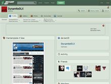 Tablet Screenshot of dynamitedlx.deviantart.com