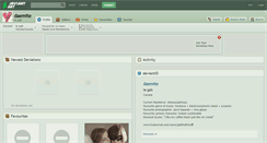 Desktop Screenshot of daemite.deviantart.com