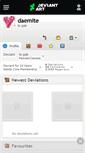 Mobile Screenshot of daemite.deviantart.com