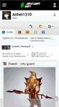 Mobile Screenshot of anhel1310.deviantart.com