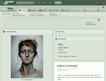 Tablet Screenshot of nissy.deviantart.com