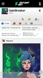 Mobile Screenshot of gatebreaker.deviantart.com
