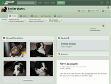 Tablet Screenshot of emilias-photos.deviantart.com