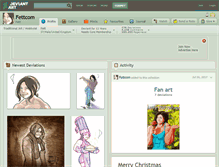 Tablet Screenshot of fettcom.deviantart.com