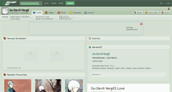 Desktop Screenshot of go-devil-vergil.deviantart.com