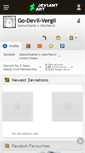 Mobile Screenshot of go-devil-vergil.deviantart.com
