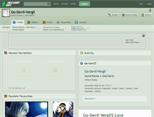 Tablet Screenshot of go-devil-vergil.deviantart.com