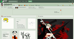 Desktop Screenshot of hailshatter99.deviantart.com