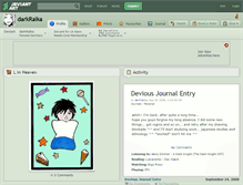 Tablet Screenshot of darkraika.deviantart.com
