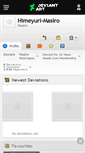Mobile Screenshot of himeyuri-masiro.deviantart.com