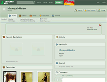 Tablet Screenshot of himeyuri-masiro.deviantart.com