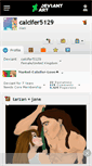 Mobile Screenshot of calcifer5129.deviantart.com