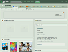 Tablet Screenshot of ginipiggy.deviantart.com