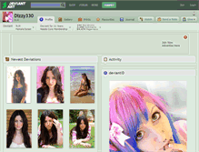 Tablet Screenshot of dizzy330.deviantart.com