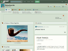 Tablet Screenshot of petsuchos-isis.deviantart.com