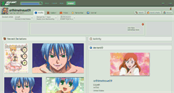 Desktop Screenshot of orihimeinoue09.deviantart.com