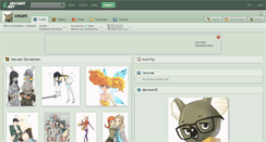 Desktop Screenshot of cosom.deviantart.com