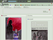 Tablet Screenshot of hakucho.deviantart.com