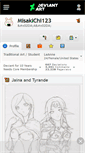 Mobile Screenshot of misakichi123.deviantart.com