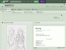 Tablet Screenshot of misakichi123.deviantart.com